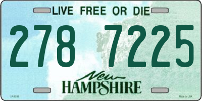 NH license plate 2787225