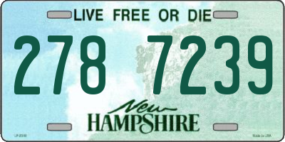 NH license plate 2787239