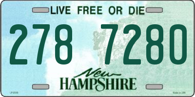 NH license plate 2787280