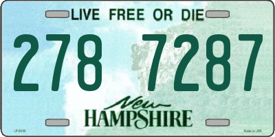 NH license plate 2787287
