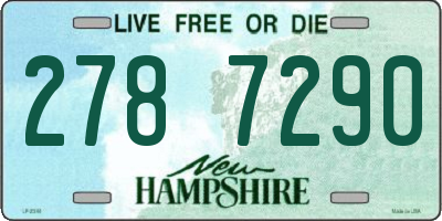 NH license plate 2787290