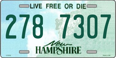 NH license plate 2787307