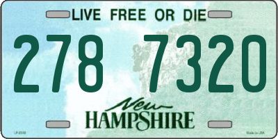 NH license plate 2787320