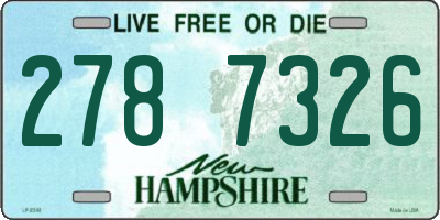 NH license plate 2787326