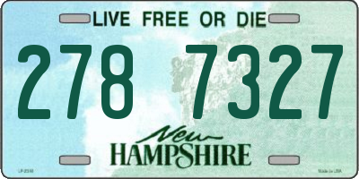 NH license plate 2787327