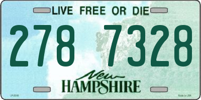 NH license plate 2787328