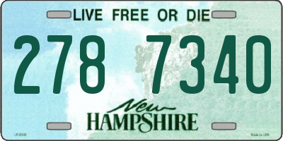 NH license plate 2787340