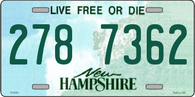 NH license plate 2787362