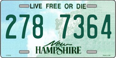 NH license plate 2787364