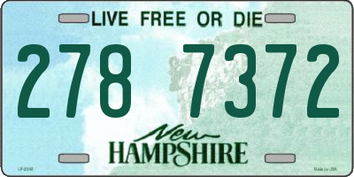 NH license plate 2787372