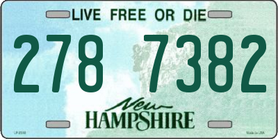NH license plate 2787382