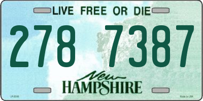 NH license plate 2787387