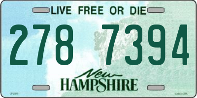 NH license plate 2787394