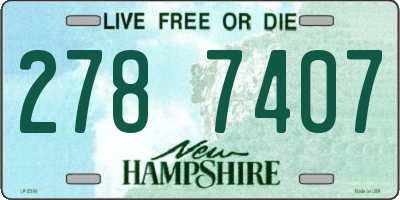 NH license plate 2787407