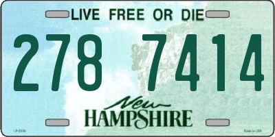 NH license plate 2787414