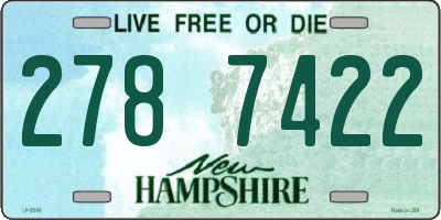 NH license plate 2787422
