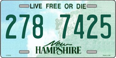 NH license plate 2787425