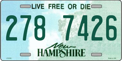 NH license plate 2787426