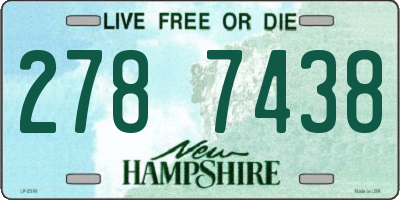 NH license plate 2787438