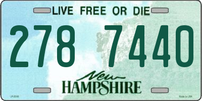 NH license plate 2787440
