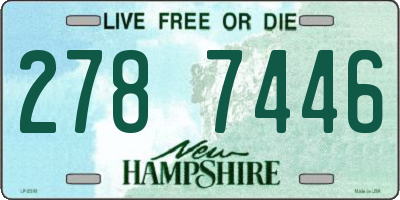 NH license plate 2787446