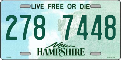 NH license plate 2787448