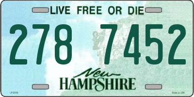 NH license plate 2787452