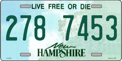 NH license plate 2787453