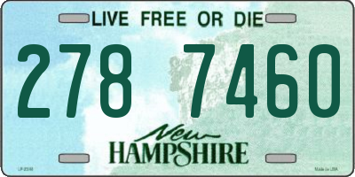 NH license plate 2787460