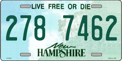 NH license plate 2787462