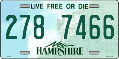 NH license plate 2787466
