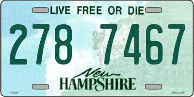 NH license plate 2787467