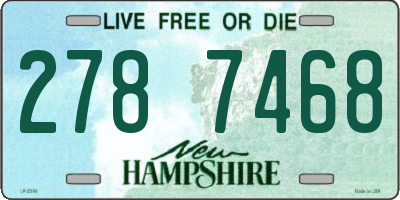 NH license plate 2787468