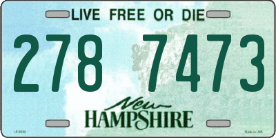NH license plate 2787473