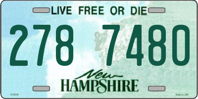 NH license plate 2787480