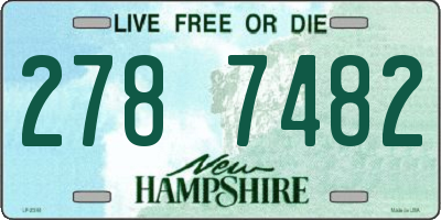NH license plate 2787482