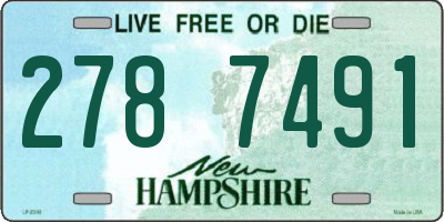 NH license plate 2787491