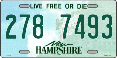 NH license plate 2787493