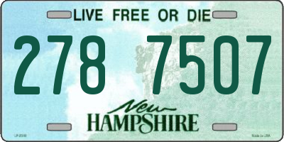 NH license plate 2787507