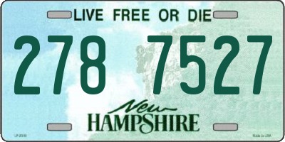 NH license plate 2787527