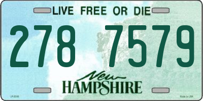 NH license plate 2787579