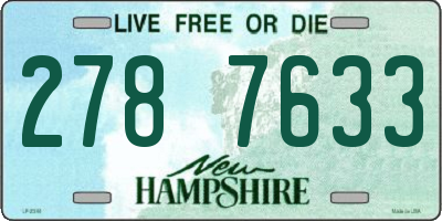 NH license plate 2787633