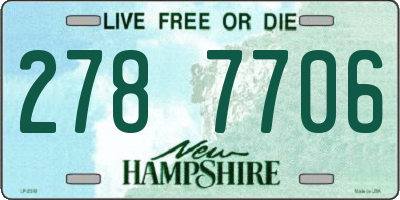 NH license plate 2787706