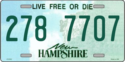 NH license plate 2787707