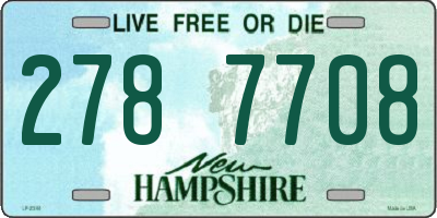 NH license plate 2787708