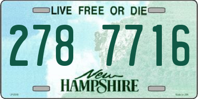 NH license plate 2787716