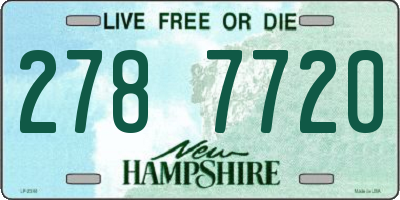 NH license plate 2787720