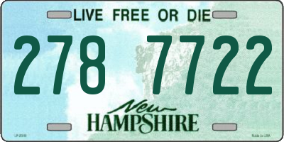 NH license plate 2787722
