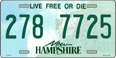 NH license plate 2787725