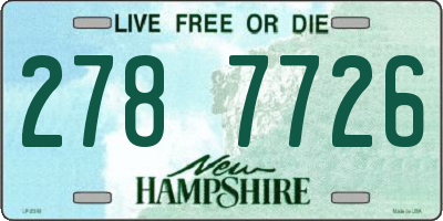 NH license plate 2787726